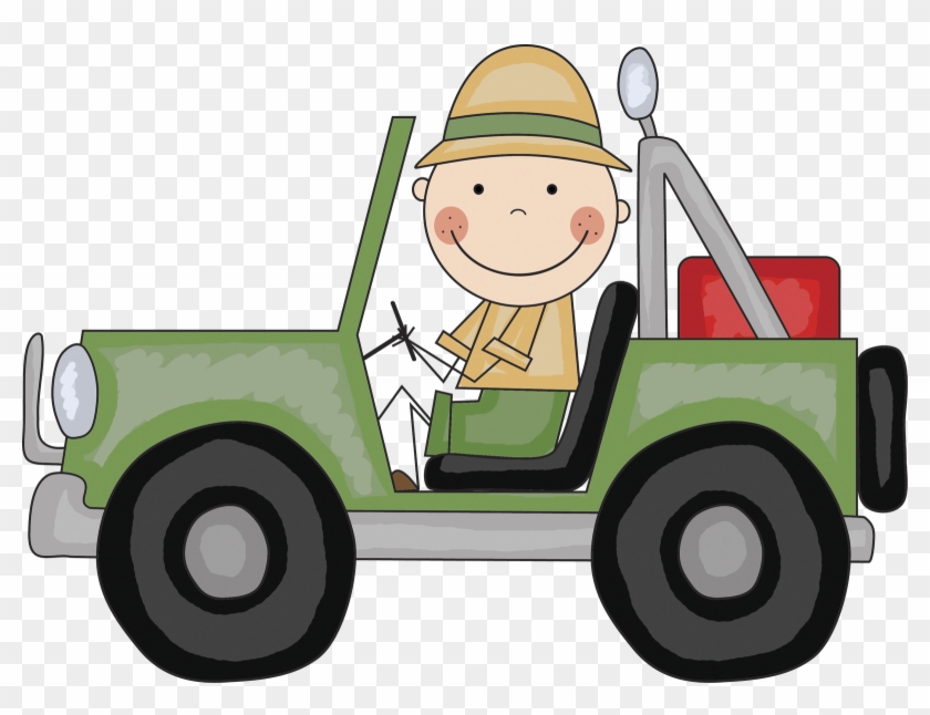 clipart of safari jeep