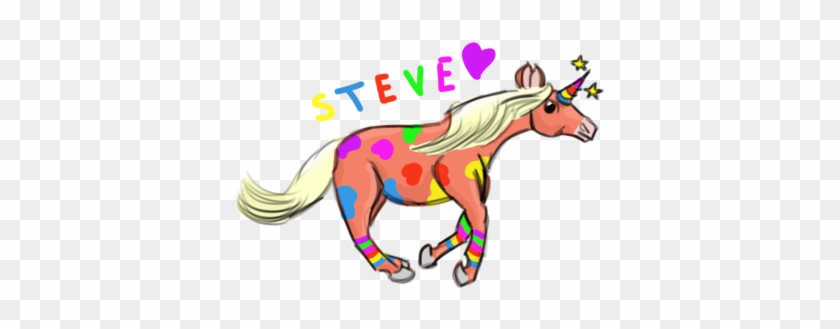 Steve The Rainbow Unicorn By Merleee - Mane #400156