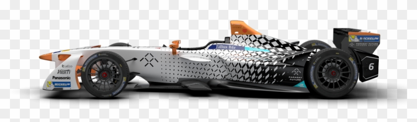 F1 Car Side View Png Clipart - Dragon Racing Formula E 2018 #400175