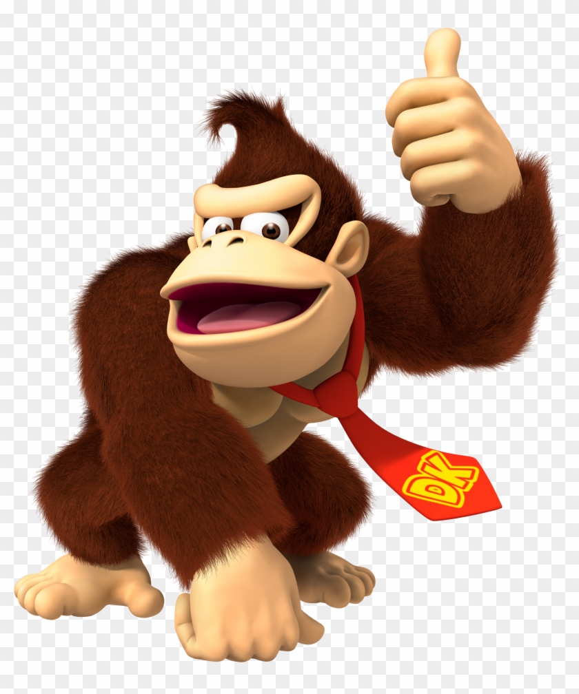 Donkey Kong Clip Art Clipart - Pdp Fight Pad Controller For Wii U/wii - Donkey Kong #400211