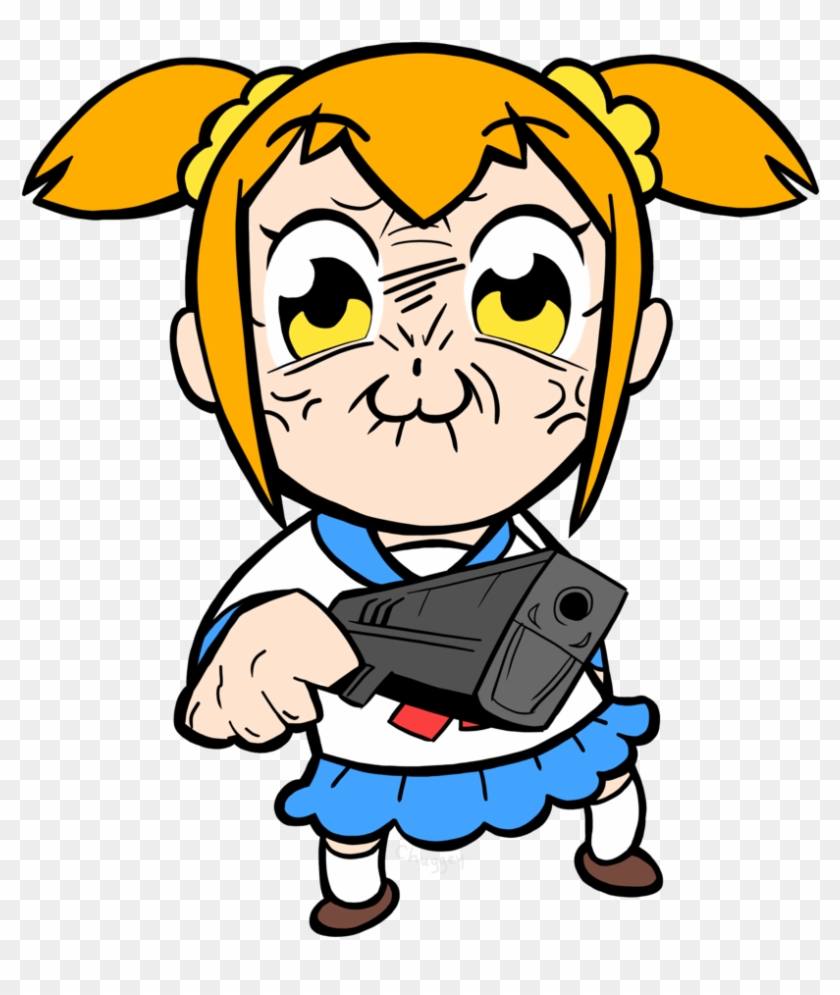 Popuko With A Transparent Background - Cartoon #400225