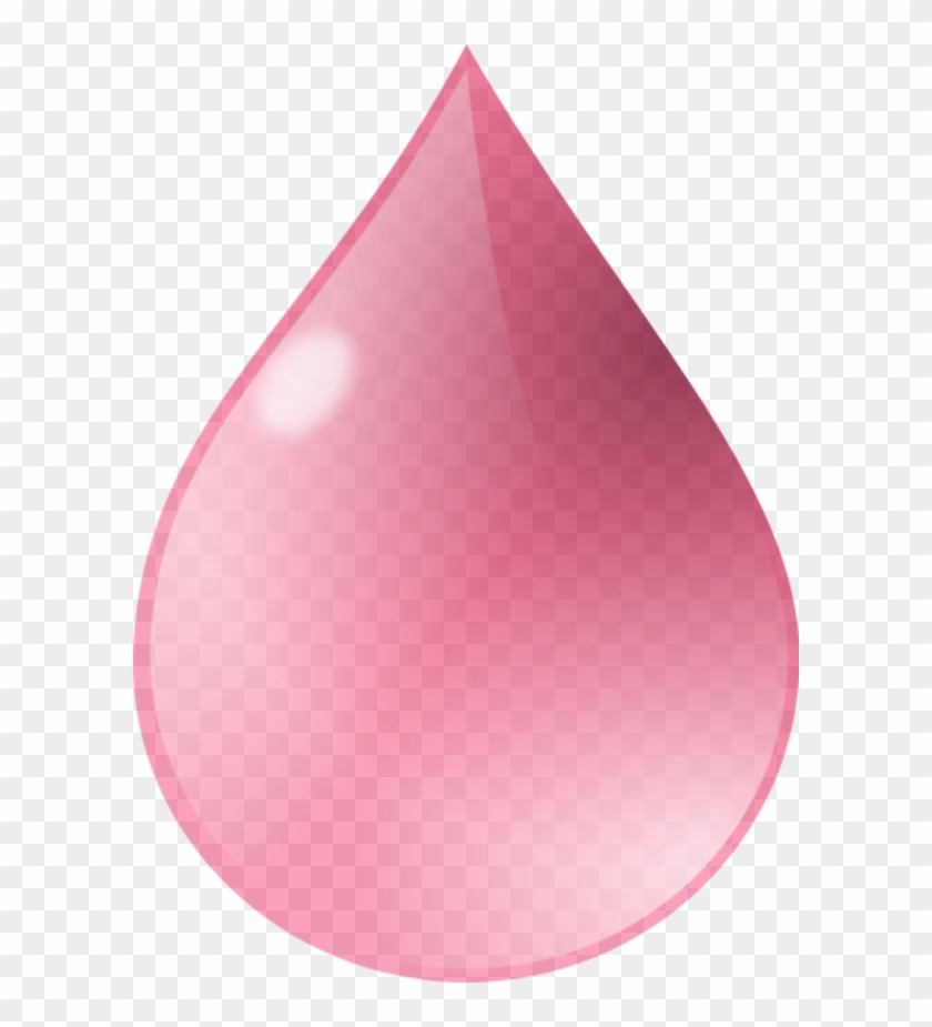 Water Drop - - Water Drop In Pink Color #400281