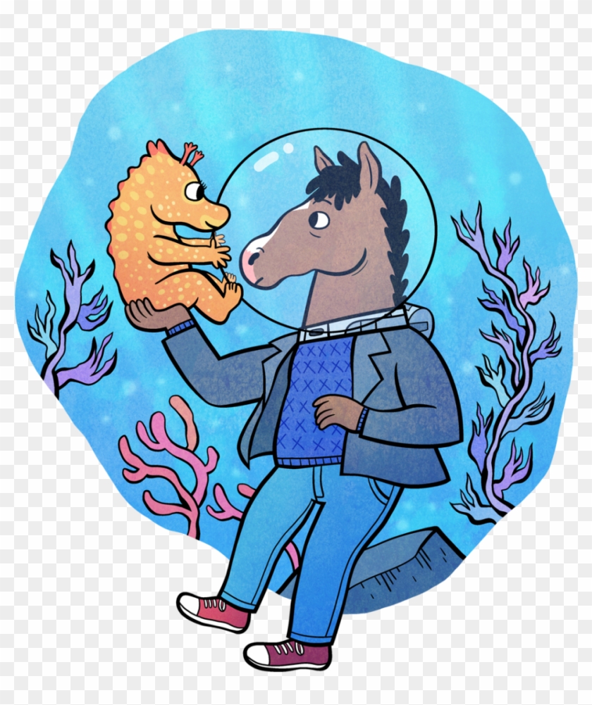 Seahorse Drawing - Sea Of Dreams Bojack Horseman #400292