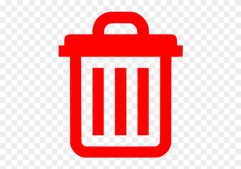 Delete Icon Png Red #400298