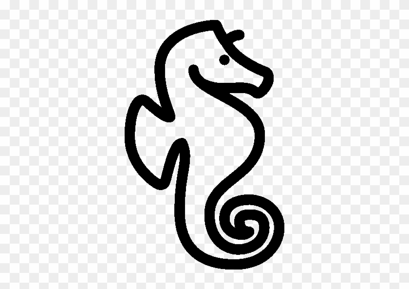 Free Download, Png And Vector - Seahorse Icon #400368