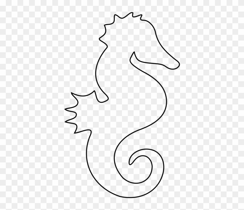 Seahorse Silhouette Outline Clipart Best Nwpwjz Clipart - Seahorse Printable #400380