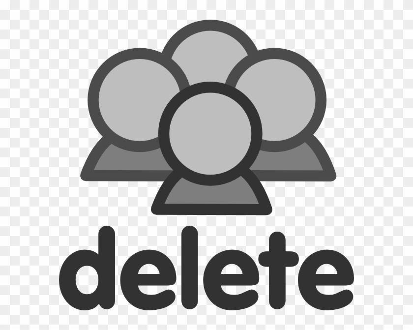 Free Clipart Of Delete Group - Group Deleted #400385