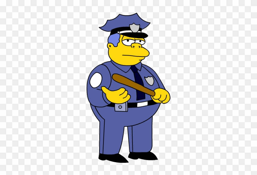 Simpsons Police Officer - Police Transparent #400419