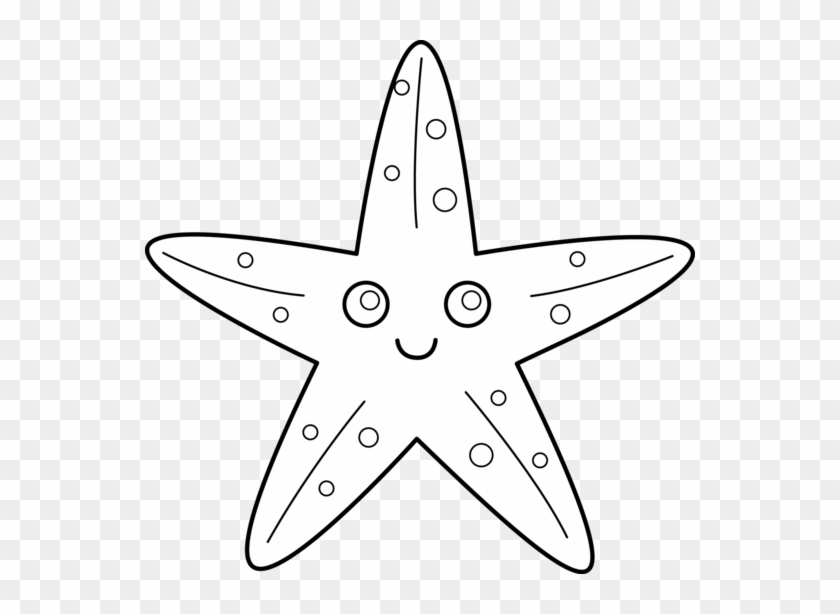 Outline Images Of Star Fish #400431