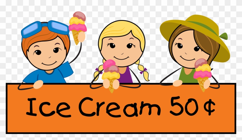 Child Clipart Ice Cream - Summer Clip Art #400445