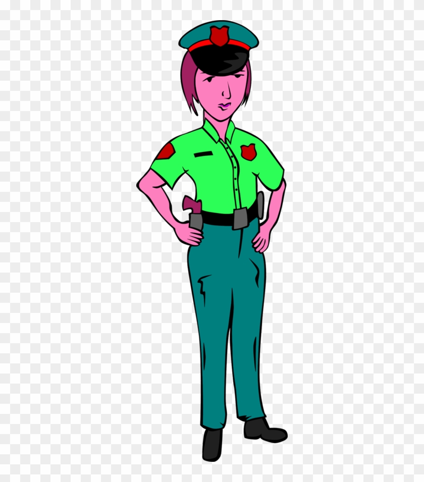 Woman Police Officer Color Variation - Drawing A Police Officer #400459