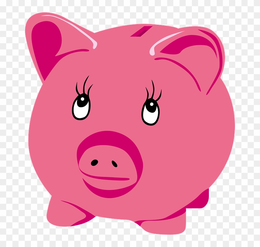 Cute Pig Cliparts - ภาพ กระปุก ออมสิน #400477