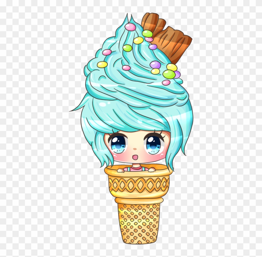 Old Point Commission For Well - Chibi Cute Cartoon Ice Cream #400502