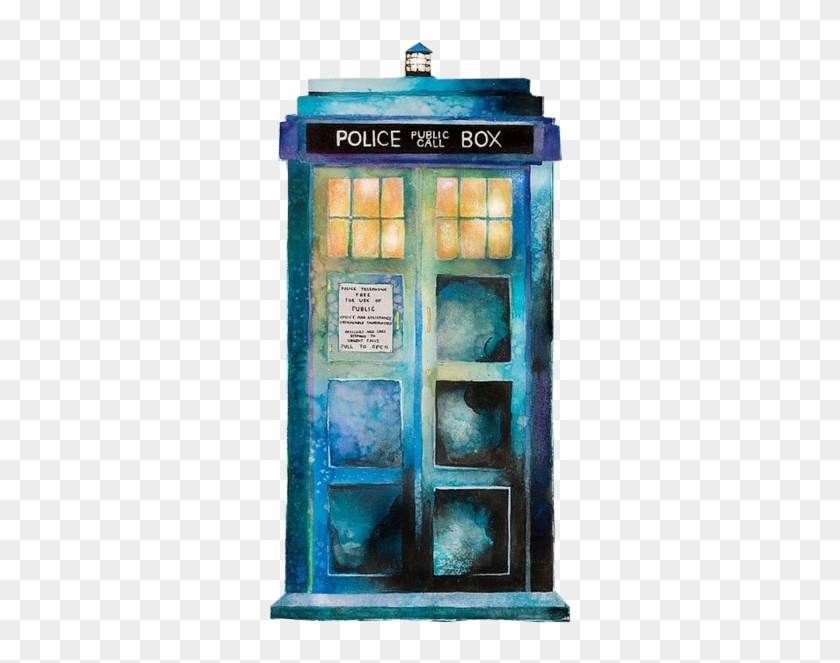 Tardis Drawing Tumblr - Doctor Who Transparent Tardis #400520