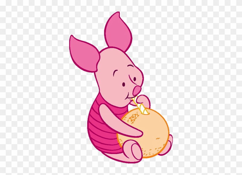 Piglet Clipart Free - Piglet From Winnie The Pooh Eating #400537