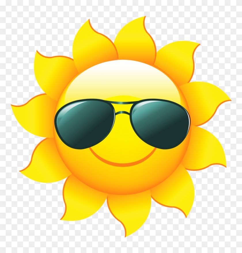 Opulent Ideas Sunshine Clipart Sun Clip Art With Transparent - Sun With Sunglasses Clip Art #400570