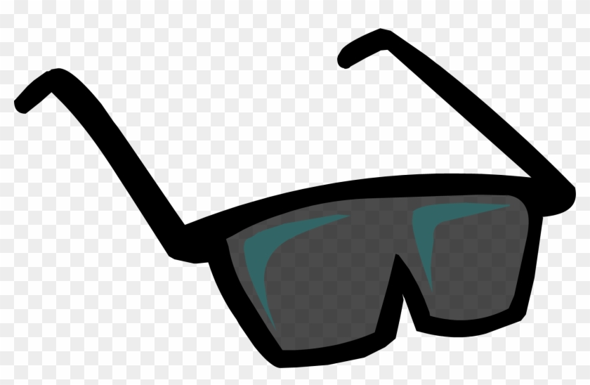 Swag Clipart Sunglass - Club Penguin Black Sunglasses #400581