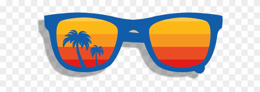 Hydration Station - Beach Sunglasses Clipart #400602