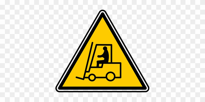 Equipment Forklift Truck Signs Safety Symb - Fork Lift Truck Sign #400637