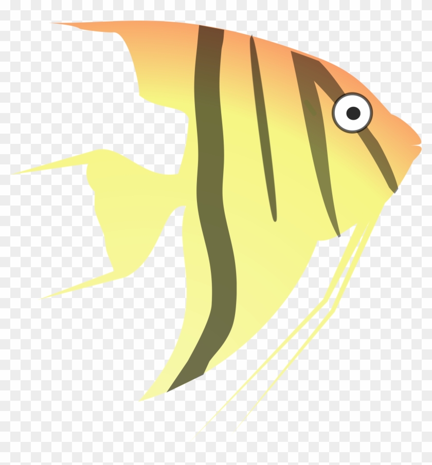 This Free Icons Png Design Of Cartoon Angel Fish - Angel Fish Cartoon #400839