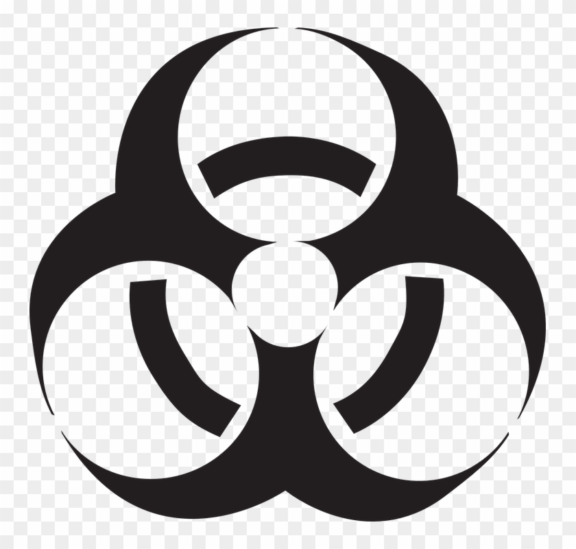 white biohazard clip art