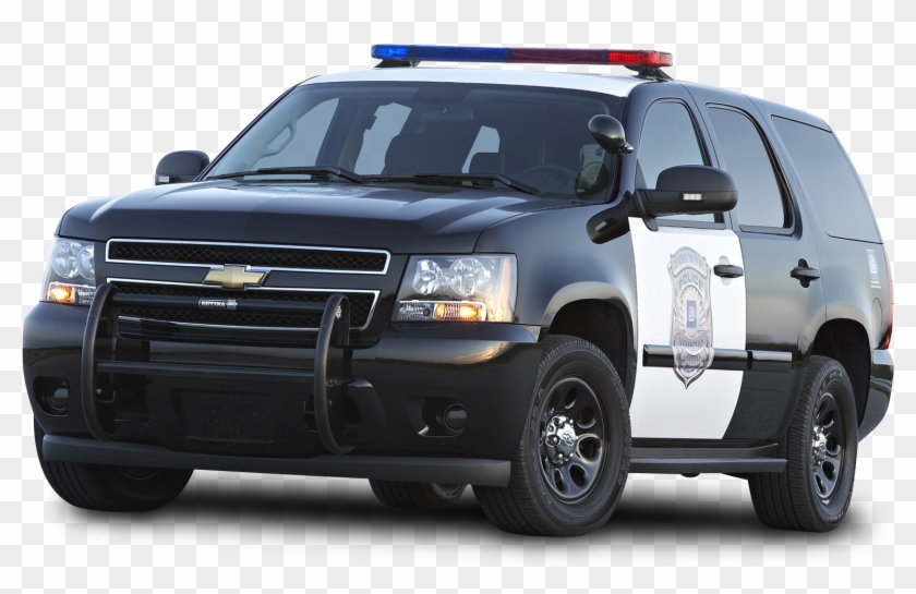 Black Chevy Tahoe Police Suv Ppv Car - Police Car Transparent Background #400885