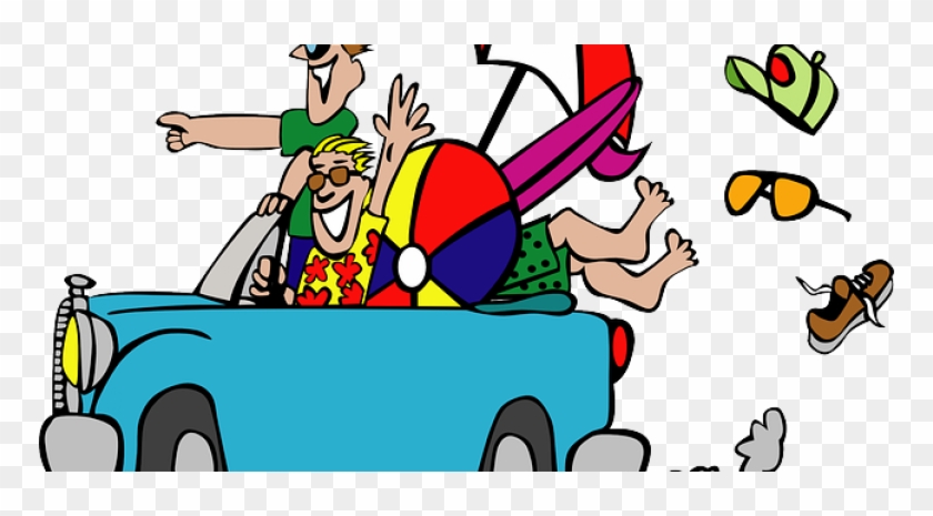 Safety Checks To Do Before Going On A Road Trip - Beach Clipart #400902