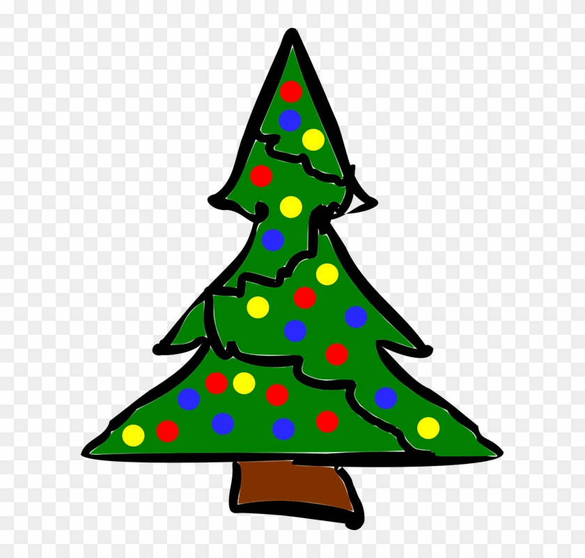 Christmas Christmas Tree, Decorated, Evergreen, Christmas - Christmas Motifs Free #400908