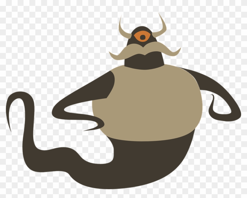 Scary Monster Cartoon 14, - Monstro Vetor Png #401047