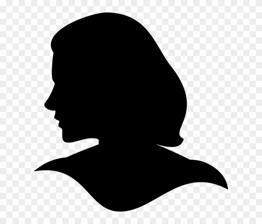 Female Head Silhouette Clip Art #401075