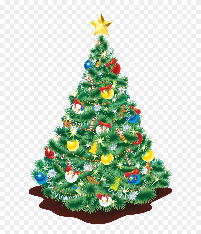 Free To Use & Public Domain Christmas Tree Clip Art - Christmas Tree Cartoon Realistic #401198