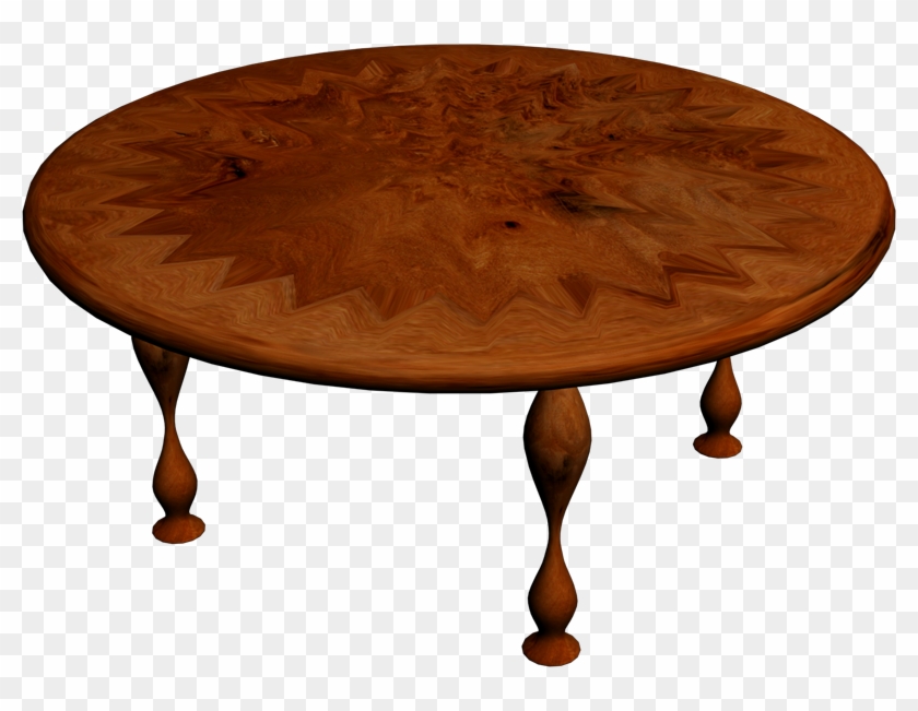 Rock Clipart Solid Object - Wooden Table #401271
