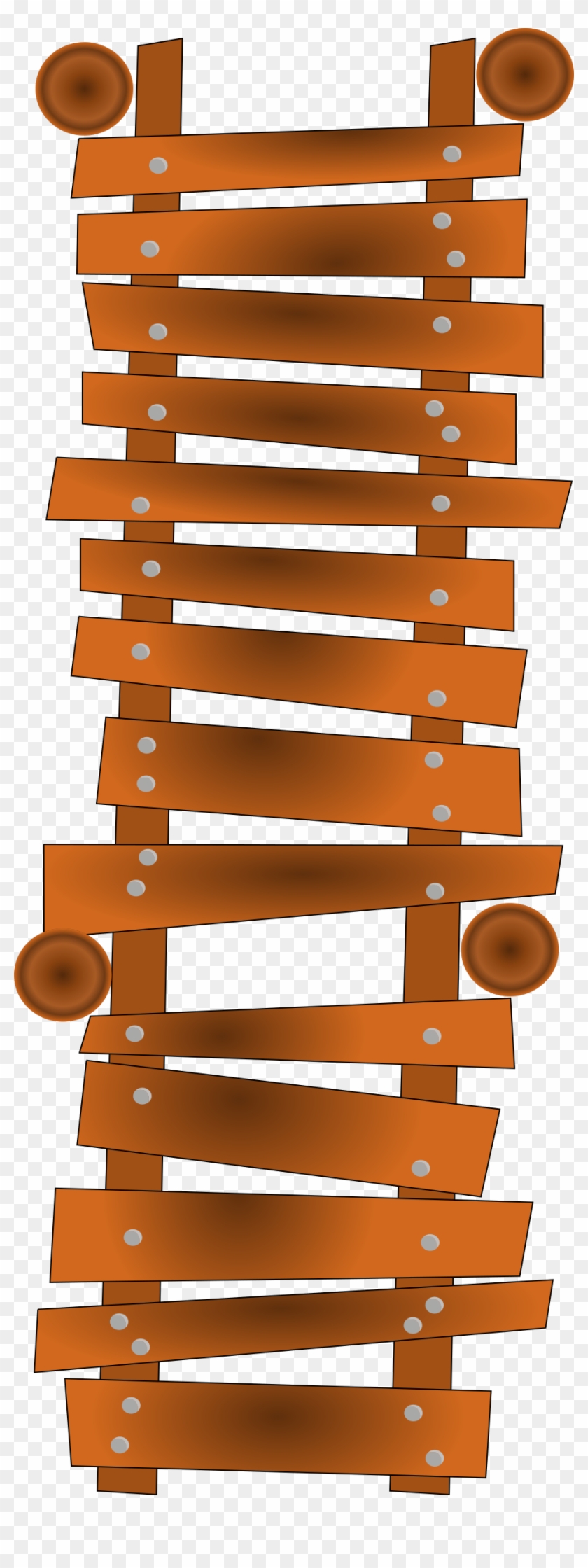 Awesome Wooden Bridge Clip Art Medium Size With Wooden - Wooden Bridge Top View #401274