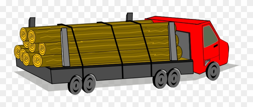 Logging Truck Hi Clipart - Logging Truck Clipart Png #401288