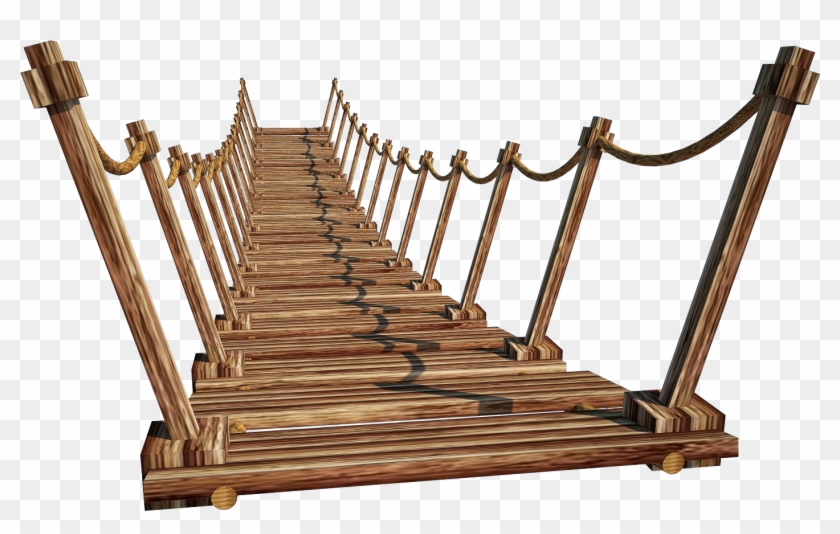 Wooden Bridge Clipart - Bridge Png #401297