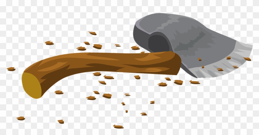 Axe Broken Old Chop Wood Png Image - Fly Off The Handle #401306
