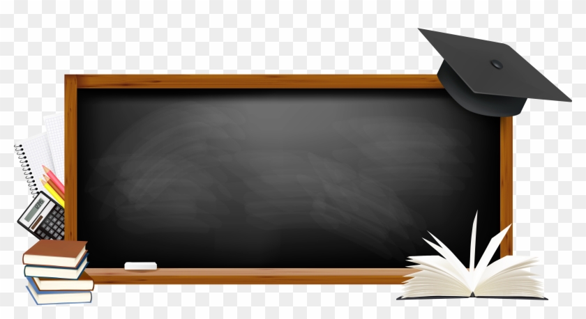 Board Education Clipart - School Chalkboard Clipart Png #401334