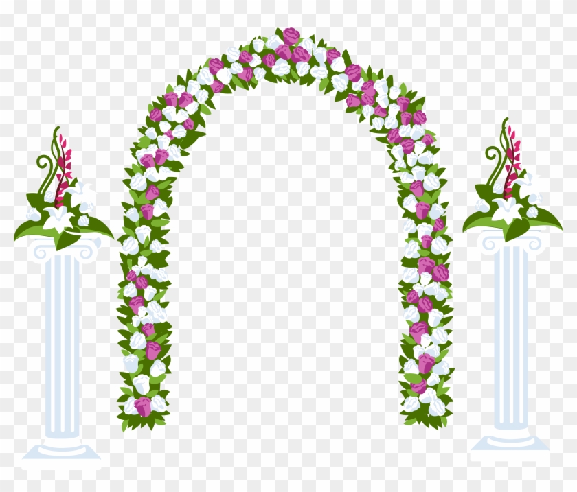 Arch Flower Clip Art - Arch Flower Clip Art #401517