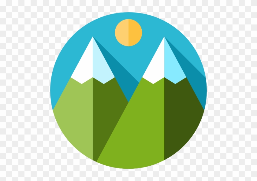 Computer Icons Nature - Mountain In Circle Transparent #401426