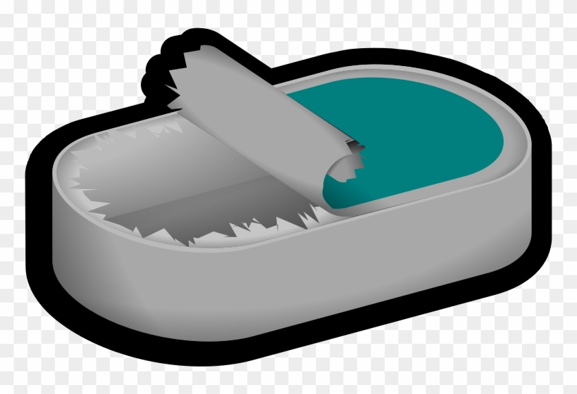 Food, Open, Cartoon, Metal, Can, Fish, Tin, Sardine - Sardine Can Clip Art #401439