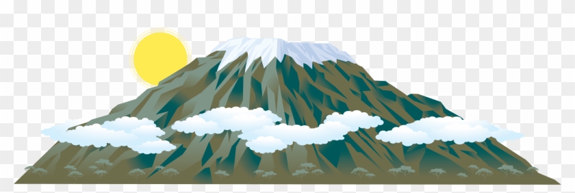 Mountain Clipart Kilimanjaro - Mount Kilimanjaro Clipart #401458