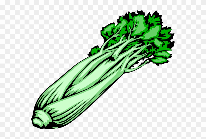 Mike The Mic With Echoing Mountains - Clipart Of Celery #401473