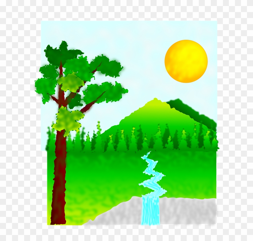 Sun Mountain Cliparts 6, Buy Clip Art - Natural Resources Clip Art #401481