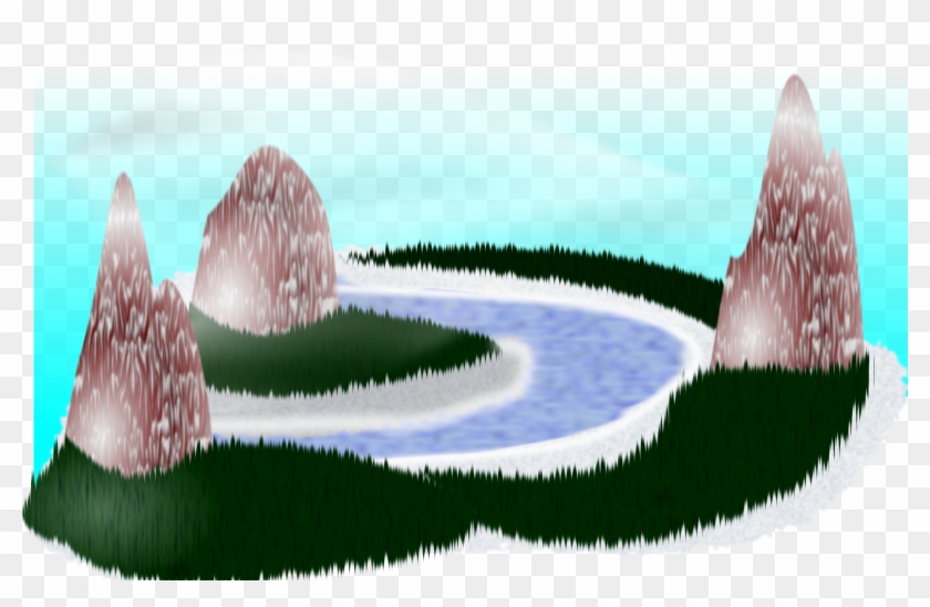 Scenery Clipart Simple - Gambar Pemandangan Dengan Berbagai Shapes Atau Clip #401539