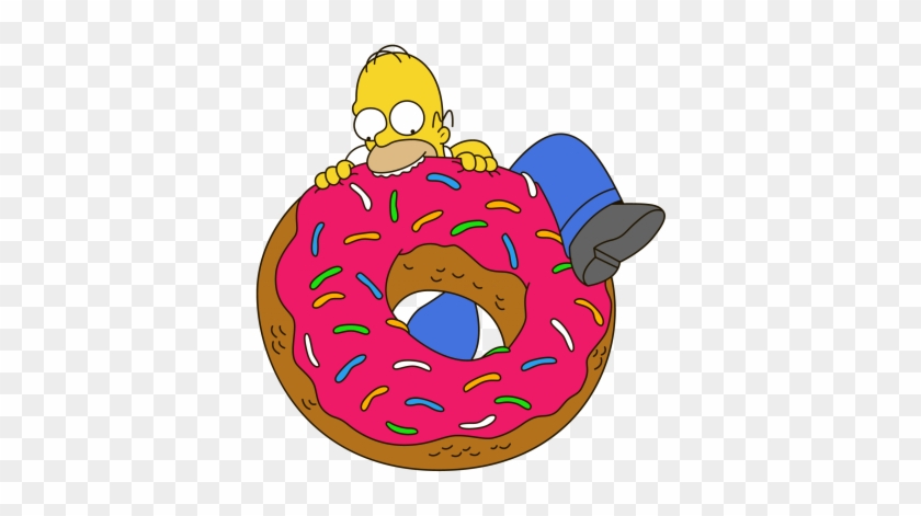 Homer Simpson Donuts Pillow Sleep Clip Art - Homer Simpson Donuts Pillow Sleep Clip Art #401561