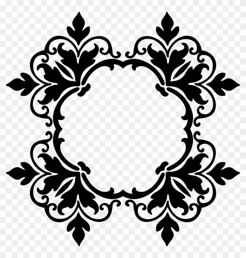 Big Image - Damask Clip Art #401741