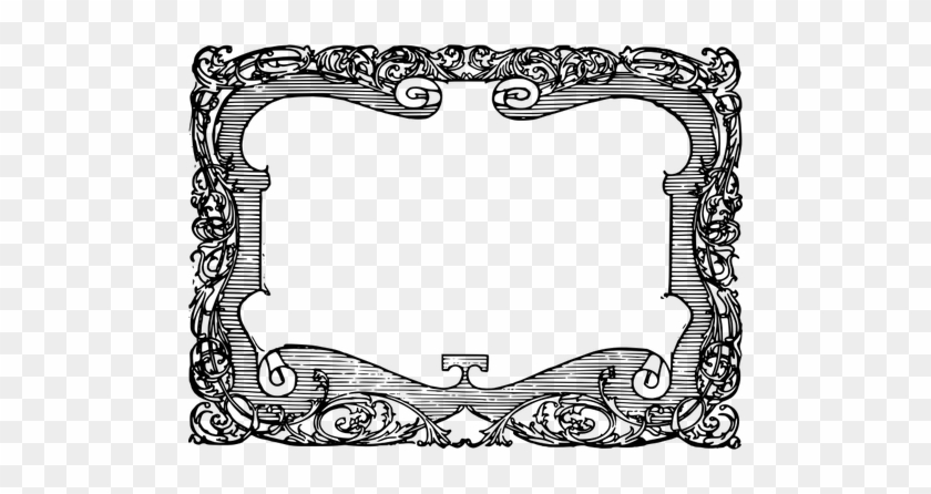 Frames And Borders Black And White - Euclidean Vector #401785