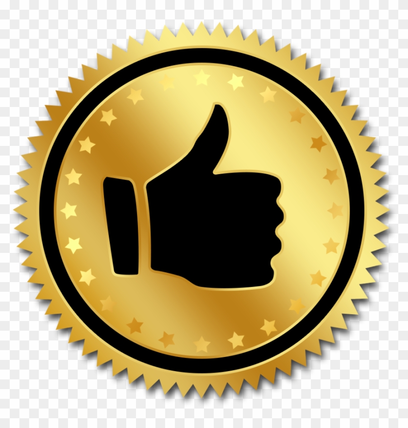 Контроль - Golden Thumbs Up Png #401852