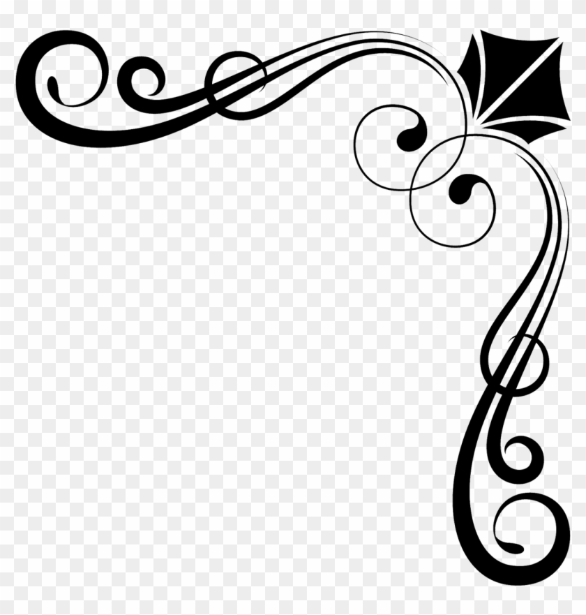 Wedding Corner Frame Divider Floral Art Deco Bingkai Sudut Free Transparent Png Clipart Images Download