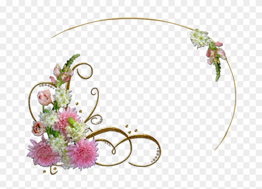 Picture Frames Light Floral Design Clip Art - Picture Frame #401883